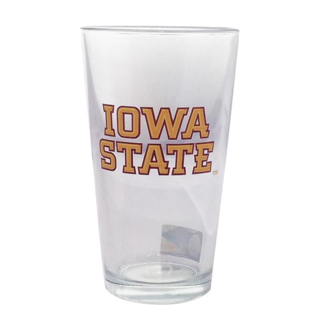 2-Tone Pint Glass Set NCAAVolt 16 oz Iowa State Cyclones